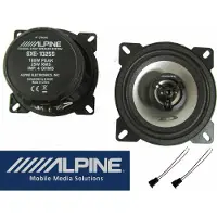 DSX Alpine passend für Renault Kangoo ab 1997 Armaturenbrett Lautsprecher Set vorne 180 Watt