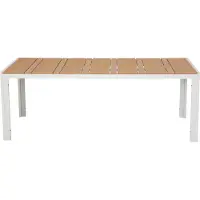Ebuy24 Noah Gartentisch 205x90 cm Teak-Nachbildung.