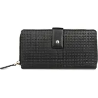 Bugatti Geldbörse Noemi Ladies Long Zip Wallet Black schwarz