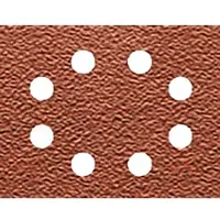DeWalt Klett-Schleifpapier 8-fach gelocht K220 115x140mm VPE: 25 Stück
