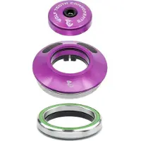 Wolf Tooth Semi-Internal Cable Routed Steuersatz, IS52/28.6 | IS52/40, ultraviolet purple