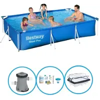 Bestway Pool Steel Pro - Inklusive Zubehör - 300x201x66 cm
