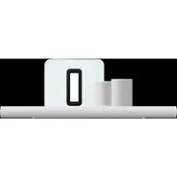 Sonos Arc Ultra Weiß + Era 100 SL Heimkino-Set Weiß
