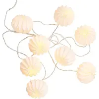 Butlers LED-Lampion-Lichterkette HANAMI