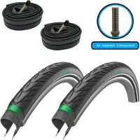 Schwalbe 2x Energizer Plus 28x1,75 Zoll 47-622 700x45c SET mit 2x AV Schläuchen
