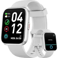 AEAC Smartwatch Damen Herren mit Telefonfunktion, 1,85" Fitnessuhr Smart Watch, 120+ Sportmodi Fitness Tracker mit Herzfrequenz/Schlafmonitor Schrittzähler, 3ATM Wasserdicht Sportuhr für iOS Android, Alexa