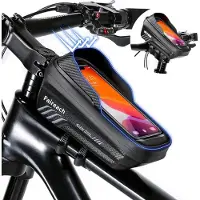 Sonstiges Fahrrad Rahmentasche mit 3D Sonnenblende Touchscreen 6,8'' Schwarz