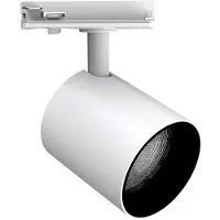 Silamp Weißer LED-Schienenstrahler, einphasig, 24 W, 36°, TRIAC-dimmbar – Warmweiß 2300 K – 3500 K