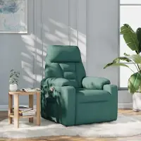 vidaXL "Winteraktion" Relaxsessel Dunkelgrün Stoff - Fernseh- & Relaxsessel CC17385