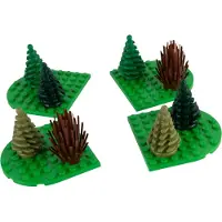LEGO MOC 12-teiliges Bäume & Sträucher Set