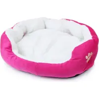 Mc star 50x40cm Katzenbett Katzenkissen Katzensofa Katzenkorb Katzendecke, Hundebett Katzenbett Hundekorb für Hunde und Katzen, rot, 50 cm, 40 cm