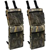 Markenlos 2 Stück ATV Fender Taschen, robuste ATV Tank Satteltaschen, wasserdicht, 600D Oxford, für Lagerung und Jagd