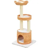 Markenlos Katzenkratzbaum aus Sisal und natürlichem Weidenholz