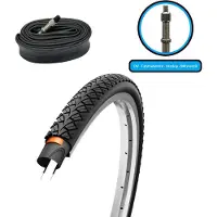 F24Tyre Fahrradreifen 28x1,50 Zoll 40-622 700x38c mit Pannenschutz inkl. DV Schlauch