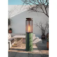 Create FIRE ROUND PELLET HEATER - Außenofen 17,5 kW rauchfrei mit Pellets