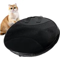 Markenlos Katzentransportbox für Katzen | Wasserdichte Mesh-Aufbewahrung für Tiere - für Reisen, Wandern, Pendeln, Picknick, Kurzausflüge für Erwachsene und Jugendliche