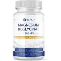 Glory Products OÜ Provilea Magnesiumbisglycinat Kapseln| Gut verträgliche Magnesiumform | Für Sie & Ihn| 60 Kapseln Inhalt