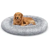 StarTech.com Hundebett - Haustierbett - 100% Baumwolle - Atmungsaktiv - Maschinenwaschbar - Für Hunde - Grau