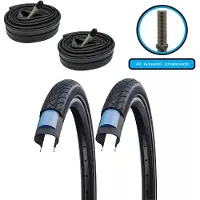 Schwalbe 2x Marathon Plus 28x1,40 Zoll 37-622 700x35c SET mit 2x AV Schläuchen