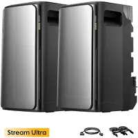EcoFlow Balkonkraftwerk Speicher 3840Wh, Stream Ultra 1920Whx2, All-in-One Speicher für Balkonkraftwerke, 2300W AC Ausgang, 4-MPPT, 0% VAT