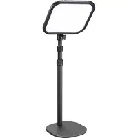 Lixada Godox ES30 E-Sports LED-Lichtpanel mit Desktop-Lichtstaender 35 W 2800 K-6500 K Zweifarbige Temperatur dimmbare APP-Drahtlossteuerung fuer Spiel-Streaming-Videokonferenzbeleuchtung