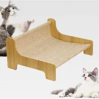 Markenlos Katzenkratz Lounge - Kratz Lounge Für Katzen | Sisal Interaktives Spielzeug Schutz Für Möbel Zum Ausruhen Und Spielen Innen Und Draußen