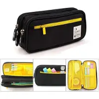 Mc star Große Kapazität Bleistift Fall Schrein Nette Jungen Mädchen Geschenk Stift Tasche Bleistift Fällen Lagerung Schule Büro Liefert, Schwarz