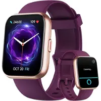 AEAC Smartwatch Damen mit Telefonfunktion, 1,85" HD Fitness Tracker mit Herzfrequenz SpO2 Schlafmonitor Schrittzähler, Fitnessuhr Damen 120+ Sportmodi 3ATM Wasserdicht, Smart Watch für Samsung iOS Android