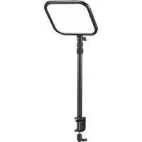 Lixada Godox ES30 E-Sports LED-Lichtpaneel mit C-Klemme Tischhalterung Lichtstaender 35 W 2800 K-6500 K Zweifarbige Temperatur dimmbare APP-Drahtlossteuerung fuer Spiele-Streaming-Videokonferenzbeleuchtung
