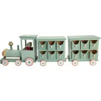 Greengate Inge-Marie Adventskalender Zug green 48cm