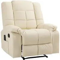 Xdovet Massagesessel Fernsehsessel elektrisch Relaxsessel mit Massagefunktion Kunstleder Holz Stahl Schaumstoff,94x99x99cm für Entspannung