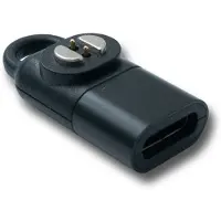 System-S USB 3.1 Adapter für Suunto Wing Knochenschall Kopfhörer Ladeadapter in Schwarz