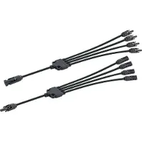 Schwaiger Solarkabel-Adapter-Set 4in1 35cm