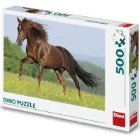 Dino Bikes Puzzle 500 Teile Pferd auf der Wiese