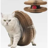 Markenlos Kratzbrett für Katzen | interaktives Kratzbrett aus gewelltem Karton | Spielzeug aus gewelltem Karton für Haustiere, für Haus, Wohnzimmer, Balkon, Schlafzimmer