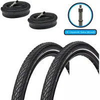 Schwalbe 2xSchwalbe Green Marathon SET 28x1,50 Zoll 40-622 700x38c inkl. 2x DV Schlauch