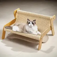 Markenlos Katzenkratzbett,Kratzcouch Sofa - Vielseitig Einsetzbarer Möbelschutz Zum Krallenwetzen Bei Haustieren Für Gelangweilte Katzen Mit Platz Für Indoor Aktivitäten Und Zum Ausruhen