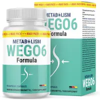 Glory Products OÜ ORIGINAL Wego 6 Kapseln – Top-Seller für Ihr Abnehmziel | Inhalt 60 Kapseln | Wego6
