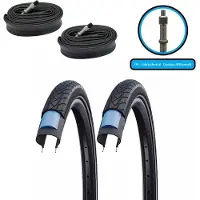 Schwalbe 2x Marathon Plus 28x1,50 Zoll 40-622 700x38c SET mit 2x DV Schläuchen