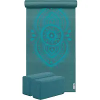 Yogistar Yoga-Set Starter Edition - ajna chakra (Yogamatte + 2 Yogablöcke)
