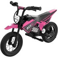 MEGA MOTION MEGAMOTION MT5 Elektro Motorrad Kinder, 12 Zoll Luftreifen, Höchstgeschwindigkeit-16 km/h, Reichweite 10KM, Moto Crossbike Kinder ab 6-12 Jahren