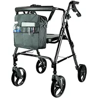 Markenlos Rollatortasche - Tasche für Rollatoren und Transportstühle - Hilfsmittel für die praktische Aufbewahrung