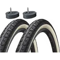 Continental 2 Stück CONTI Reifen 28" RIDE TOUR schwarz-weiß 47-622 28 x 1.75 + DV Schläuche