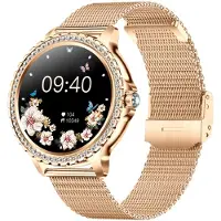Lixada 1,32 Zoll Smartwatch IP67-Wasserdicht BT5.0 Intelligente Uhr Fitness Tracker Multifunktionsuhr Kompatibel mit Android4.4 / iOS7.1