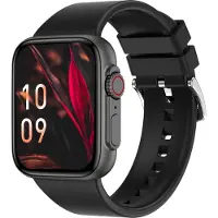 Douself G97 Sportarmband, Smartwatch, 1,96-Zoll-Bildschirm, Fitness-Tracker, Bluetooth 5.0, mit Sport, Gesundheit, ETC und anderen Funktionen, Schwarz