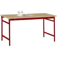 Manuflex BB3035.3003 Beistelltisch BASIS stationär mit Multiplex-Tischplatte in