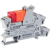 Wago 788-515 Relaismodul,Eingangsnennspannung AC 115 V,2 Wechsler,grau 788515