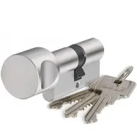 ABUS Cylinder 45X55mm Mat Nick Long 3 Keys