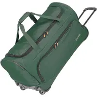 Travelite 2-Rad Trolley Roll-Reisetasche mit Rollen Basics Fresh dunkelgrün