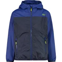 CMP - Kinderjacke mit Regenkapuze, Schwarz Blau, 140